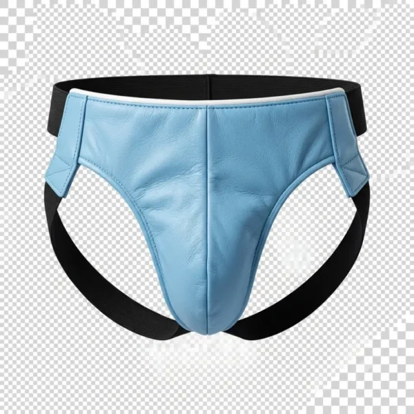 Genuine Leather Athletic Jockstrap / Premium Boxing Groin Protector