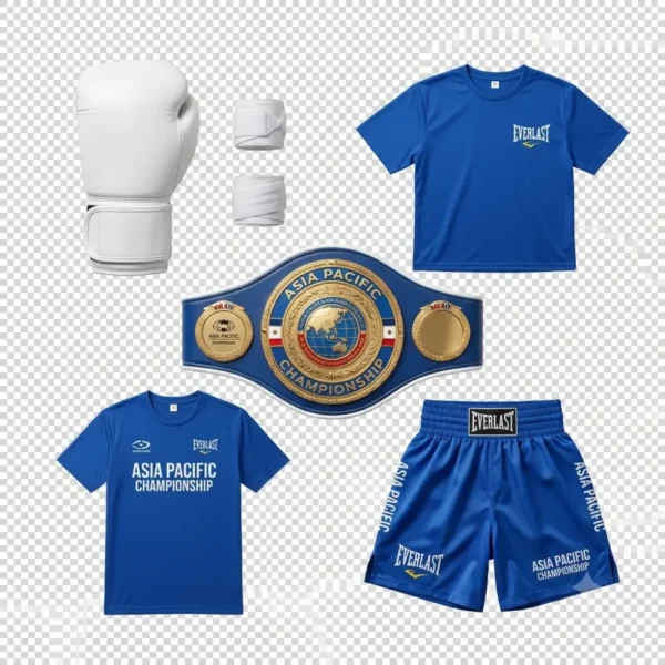 Custom Boxing / Martial Arts Championship Gear Set