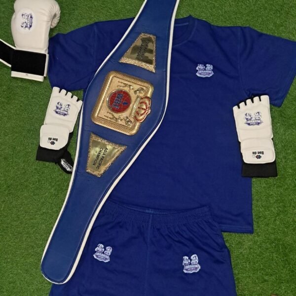 Martial Arts Training Kit with Championship Belt & Hand Guards
